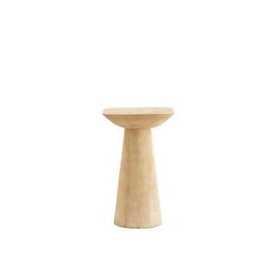 Light & Living Bijzettafel 'Dego' Mangohout, 33 x 33cm, kleur Naturel