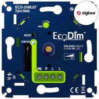 EcoDim Slimme Druk/Draai LED Dimmer 0-200W (ECO-DIM.07 Zigbee Basic) - thumbnail