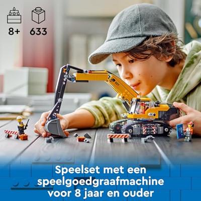 LEGO city 60420 gele graafmachine