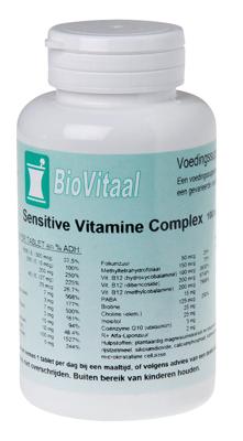 VeraSupplements Sensitive Vitamine Complex Tabletten VeraSupplements Sensitive Vitamine Complex Tabletten