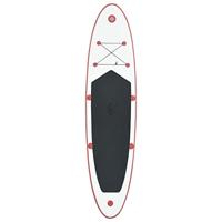 VidaXL Stand up paddleboardset opblaasbaar rood en wit - thumbnail