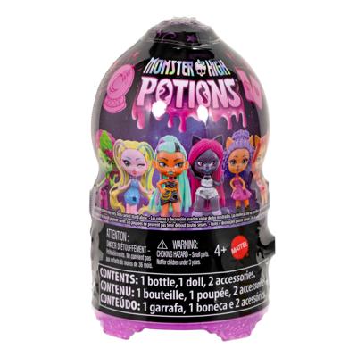 Monster High - Potions - Kristallen Bol Assortiment, met minipoppetjes - Monster High - JCX99