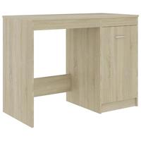 Bureau 100x50x76 cm bewerkt hout sonoma eikenkleurig - thumbnail