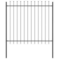 Tuinhek 2 pcs Grijs 3,4 x 1,5 m Poedercoating staal - thumbnail