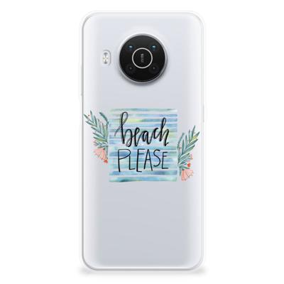 Nokia X10 | X20 Telefoonhoesje met Naam Boho Beach Nokia X10 | X20 Telefoonhoesje met Naam Boho Beach