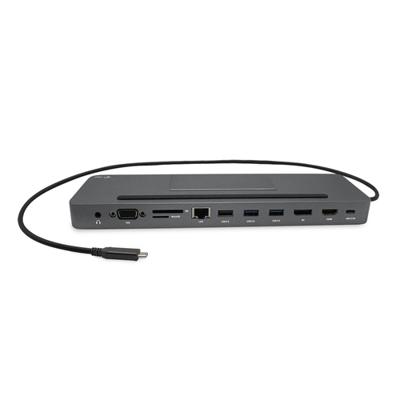 I-tec Metal SB-C Ergonomic 4K 3x Display Docking Station with Power Delivery 85 W + Universal Charge - thumbnail