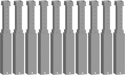 NOCH 53943 H0, TT, N Easy-Track pijlerset