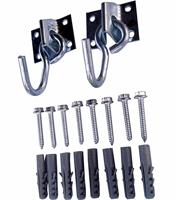 Vivere HOOK2 muurbeugel voor klapstoelen Zwart, Roestvrijstaal - thumbnail