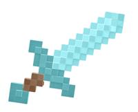 Minecraft Plastic Diamond Sword (43cm) - thumbnail