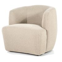 Eleonora Fauteuil 'Charlotte' Bouclé, kleur Taupe Copenhagen - thumbnail