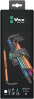 Wera 950 SPKL/9 SM N Inbus Haakse schroevendraaierset 1.5 mm, 2 mm, 2.5 mm, 3 mm, 4 mm, 5 mm, 6 mm, 8 mm, 10 mm 9-delig - thumbnail