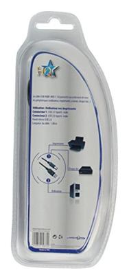 Renkforce USB-kabel USB 2.0 USB-A stekker, USB-B stekker 1.80 m Zwart Stekker past op beide manieren, Vergulde steekcontacten RF-4078644 Renkforce USB-kabel USB 2.0 USB-A stekker, USB-B stekker 1.80 m Zwart Stekker past op beide manieren, Vergulde steekcontacten RF-4078644