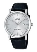 Horlogeband Lorus VJ32-X246 / RG839CX9 / RHG008X Leder Zwart 20mm - thumbnail