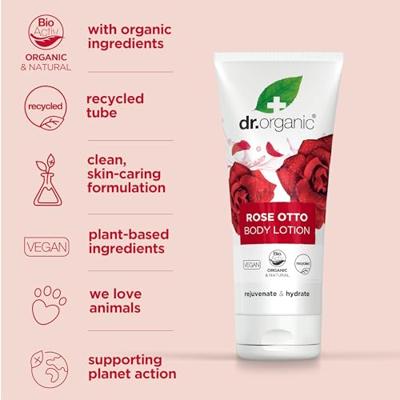 Dr Organic Rose Otto Lotion