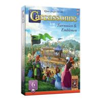 999Games 999 games carcassonne toernooien & emblemen uitbreiding - thumbnail
