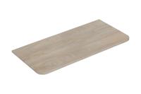 Topblad Wiesbaden Sulora 100x48 cm Afgeronde Hoeken Licht Eiken - thumbnail