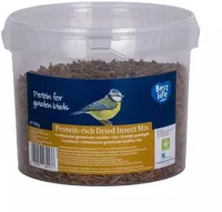 Vogebescherming Nederland Eiwitrijke gedroogde insectenmix 5l 700g - thumbnail