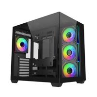 Cooler Master Elite 681 Midi-tower PC-behuizing Zwart 4 voorgeïnstalleerde LED-ventilators, Zijvenster - thumbnail