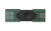 USB stick Kingston DTDEG2/128GB Zwart Groen 128 GB - thumbnail