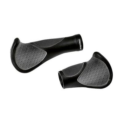 Ergotec handvatset Frisco2 140/95mm zwart/grijs