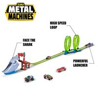 Zuru Metal Machines Shark Attack Racebaan + Die-Cast Auto - thumbnail