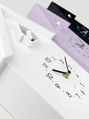 Wandklok 21,5x41,5x8,5 cm - Slinger - Koekoek - NeXtime 'Twitter'
