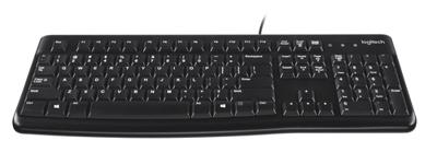 Logitech K120 Business Style Usb Keyboard [USB, 104-Key, Numpad, Durable, Black]