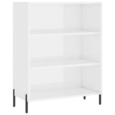 Schappenkast 69,5x32,5x90 cm bewerkt hout wit