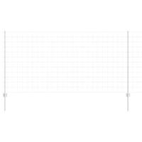 VidaXL Hek met paal zilver 1,2 x 10 m staal - thumbnail