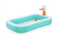 Bestway Opblaasbare Kinderzwembad Basketspel 251x168x102 cm +3 Jaar Tuin 54445 - thumbnail