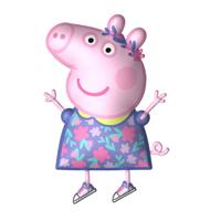 Nickelodeon kussen Peppa Pig meisjes 35 cm polyester roze - thumbnail