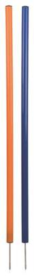Trixie dog activity agility slalom stokken blauw / oranje Trixie dog activity agility slalom stokken blauw / oranje