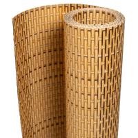 VidaXL Balkonscherm 400x80 cm poly rattan lichtbruin - thumbnail