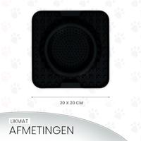 Eat Slow Live Longer Lick Mat Wave Grey - thumbnail