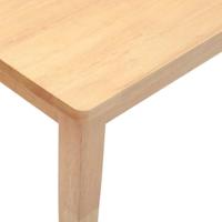 Bank 90 cm massief hout rubber - thumbnail