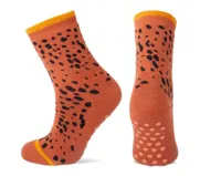 Homepads Antislip sokken 1 paar Caramel - Grip sokken - Huissokken - thumbnail