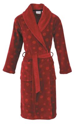 Carl Ross Carl Ross Dames badjas 603210 dark red/deep red 48/50