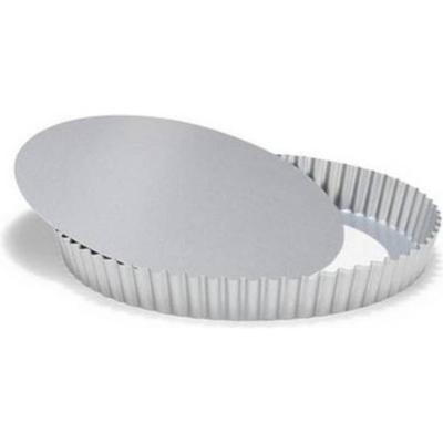 Patisse Quichevorm met Losse Bodem 24 cm Zilver