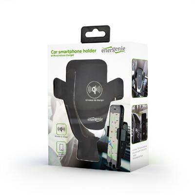 Smartphone autohouder met draadloze snellader, 10 W Smartphone autohouder met draadloze snellader, 10 W