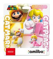 Amiibo Super Mario Collection 2-Pack - Cat Mario & Cat Peach - thumbnail