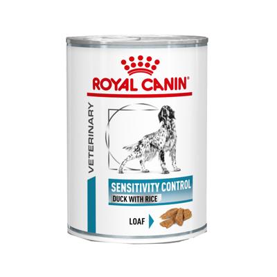 Royal Canin Veterinary Sensitivity Control eend met rijst natvoer hond (paté) 4 trays (48 x 410 g)