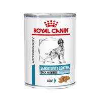 Royal Canin Veterinary Sensitivity Control eend met rijst natvoer hond (paté) 4 trays (48 x 410 g) - thumbnail