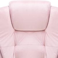 Kantoorstoel fluweel roze - thumbnail