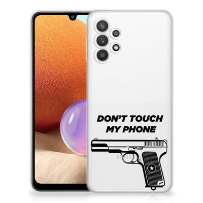 Samsung Galaxy A32 4G | A32 5G Enterprise Editie Silicone-hoesje Pistol DTMP Samsung Galaxy A32 4G | A32 5G Enterprise Editie Silicone-hoesje Pistol DTMP