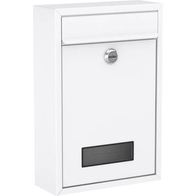 Basi 2170-1200 BK 100M Brievenbus Staal Mat zwart Sleutelslot