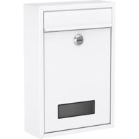 Basi 2170-1200 BK 100M Brievenbus Staal Mat zwart Sleutelslot - thumbnail