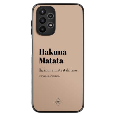 Samsung Galaxy A23 hoesje - Hakuna matata