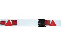 LAS Verlichtingsset 7-polig Remlicht, Knipperlicht, Achterlicht, Reflector, Mistachterlicht, Kentekenverlichting Achter 12 V Incl. verlichtingsbalk - thumbnail