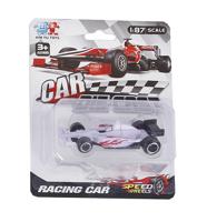 XIN YU Toys raceauto Formula jongens 8 cm diecast wit - thumbnail