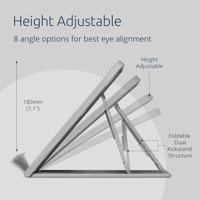 Kensington SmartFit Easy Riser Go laptopstandaard, voor laptops van 17 inch, grijs - thumbnail